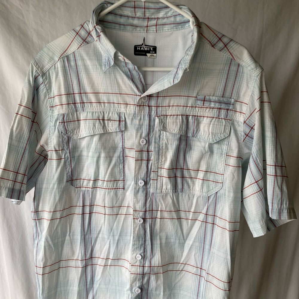 Habit Plaid Button-Up Shirt